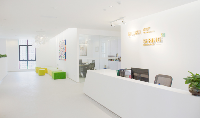 重慶辦公室裝修形象墻、logo墻、標志墻怎么合理設計