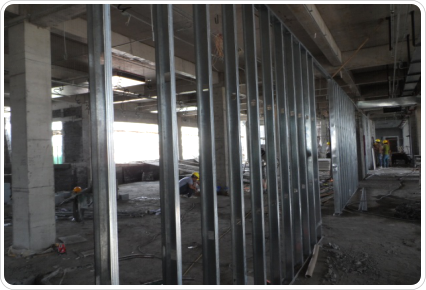 輕鋼龍骨，隔墻工程