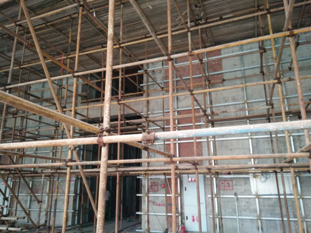 朗天通訊，室內裝修工程，墻面處理