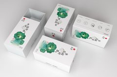清新優雅的花茶紙盒包裝怎樣設計制作